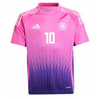 Camisa de Futebol Alemanha Jamal Musiala #10 Equipamento Secundário Europeu 2024 Manga Curta